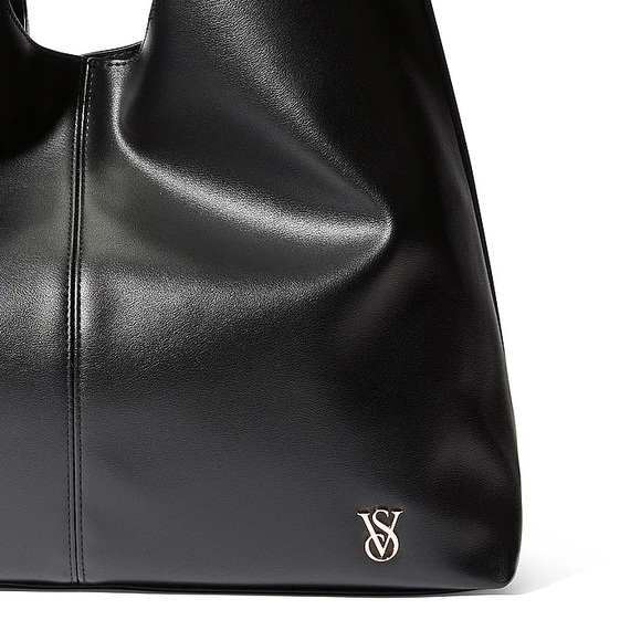 VS Black Bow Strap Tote Bag - Picture 3 of 4